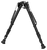 HARRIS ENGINEERING INC Harris Bipods 251A2 Non-Swivel 25 Swivel Stud, 12-25", Black Steel/Aluminum, Rubber Feet