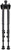 HARRIS ENGINEERING INC Harris Bipods S-25CP Swivel 25C Picatinny, 13.50-27", Black Steel/Aluminum, Rubber Feet