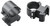 WEAVER/RCBS Weaver Mounts 49145 Sure Grip Windage Adjustable Rings  Matte Black 1" Extra High