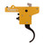 Timney Triggers 201 Featherweight  Curved Trigger with 3 lbs Draw Weight & Yellow/Black Finish for Mauser 98FN
