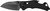 KERSHAW KNIVES/KAI USA Kershaw 8337 Craze  EDC 2.35" Folding Reverse Tanto Plain Blackwash 8Cr13MoV SS Blade, Black Textured GFN Handle