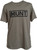 HORNADY MFG CO Hornady 99605XXL Hunt T-Shirt OD Green Tri-Blend Short Sleeve 2XL