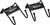 HORNADY MFG CO Hornady 95911 Magnetic Safe Hook  Metal Black 2 Pack