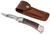 HORNADY MFG CO Hornady 99126 Buck 110 Folding Plain 420 Stainless Steel Blade Brown Macassar Ebony Dymondwood w Nickel Plated Bolsters Handle