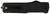 Templar Knife MZBR321 Premium Weighted  Slim 3.16" OTF Drop Point Plain Black Oxide Stonewashed Powder Coated D2 Steel Blade, 4.93" Black Aluminum/Rubber Handle