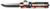 Templar Knife SZTX321 Premium Weighted Texan Small 3" OTF Drop Point Plain Black Oxide Stonewashed D2 Steel Blade, 4.50" Red/White/Blue w/"The LONE STAR State" Aluminum Zinc Alloy Handle