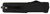Templar Knife LABR321 Premium LW  Large 3.50" OTF Drop Point Plain Black Oxide Stonewashed D2 Steel Blade, 5.25" Black Aluminum Handle