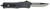 COBRA TEC KNIVES LLC CobraTec Knives MCFCTK1MDNS CTK-1  Medium 3" OTF Drop Point Plain D2 Steel Blade/Carbon Fiber Aluminum Handle Features Glass Breaker Includes Pocket Clip