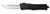 COBRA TEC KNIVES LLC CobraTec Knives LBCTK1LDS CTK-1  Large 3.75" OTF Drop Point Part Serrated D2 Steel Blade/ Black Aluminum Handle Features Glass Breaker Includes Pocket Clip
