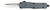 COBRA TEC KNIVES LLC CobraTec Knives SGYFS3DNS FS-3  Small 2.75" OTF Plain D2 Steel Blade/Gray Aluminum Handle Features Glass Breaker Includes Pocket Clip