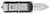 COBRA TEC KNIVES LLC CobraTec Knives BLKOTFMC Money Clip  1.75" OTF Plain D2 Steel Blade/Black Aluminum Handle Includes Pocket Clip
