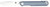 COBRA TEC KNIVES LLC CobraTec Knives CTMONGRY Monarch  3.50" Folding Plain Satin D2 Steel Blade, 4.75" Gray G10 Handle
