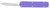 COBRA TEC KNIVES LLC CobraTec Knives MNPURMGEN2DNS Mini Mamba Gen II 2.25" OTF Plain Stonewashed D2 Steel Blade, 3.38" Purple Textured Anodized Aluminum Handle, Features Glass Breaker, Includes Pocket Clip
