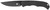COBRA TEC KNIVES LLC CobraTec Knives CTCLNHRBLK Cyclone Hidden Release 3" Flip Open Plain Black TiCN D2 Steel Blade, 4" Black Aluminum Handle