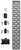 AOB/AMERICAN OUTDOOR BRND Lockdown 1215348 Securewall Handgun Kit Black/Silver Holds 2 Handgun