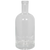 Spirit Bottle, Glass Liquor Bottle, Clear, 750mL, Synthetic Cork Stopper Included, Single
