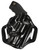 GALCO INTERNATIONAL Galco CM880B Combat Master  OWB Black Leather Belt Slide Fits Springfield XDM 4.5" Right Hand