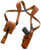 GALCO INTERNATIONAL Galco VHS4212R VHS 4.0 Shoulder System Tan Leather Fits 1911 Fits 5" Barrel Ambidextrous