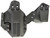 BLACKHAWK/REVELYST Blackhawk 416142BK Stache  IWB Size 42 Black Polymer Belt Clip Fits Colt Commander Ambidextrous