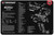 TEKMAT (GSM) TekMat TEKR17WALPPQM2 Walther PPQ MOD 2 Cleaning Mat Black/White Rubber 11"x17" Walther PPQ MOD 2 Parts Diagram