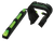 HIVIZ LLC HiViz TT1001 Tri-Viz Turkey/Deer Sight Set  Black | Green Fiber Optic