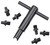 EMF COMPANY (PIETTA) Pietta AC020+060 Revolver Nipple Wrench  w/ 6 Pack #10 Cap Nipples Fits All Pietta Black Powder Revolvers