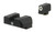 AMERIGLO LLC AmeriGlo GL5101 i-Dot Sight  Set for Glock  Green Tritium White Outline Front Sight-Green Tritium Rear Sight