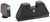 AMERIGLO LLC AmeriGlo GL191 Optic Compatible Sight Set for Glock  XL Tall Green Tritium White Outline Front Sight-Green Tritium  Rear Sight