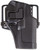 BLACKHAWK/REVELYST Blackhawk 410504BKL Serpa CQC  OWB Size 04 Matte Black Polymer Belt Loop/Paddle Compatible With Beretta 92/96/M9 Left Hand