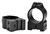 WARNE SCOPE MOUNTS Warne 1B1M Maxima  Matte Black Steel 1" Tube Medium Vertical Split Dovetail, 0 MOA Fits CZ 527
