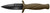 AOB/AMERICAN OUTDOOR BRND Smith & Wesson Knives 1100073 H.R.T. Flase Edge 2.75" Fixed Plain Black Oxide Stainless Steel Blade Flat Dark Earth Rubber Handle Includes Sheath