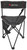 AOB/AMERICAN OUTDOOR BRND Bog-Pod 1117130 Triple Play  Chair, 3 Legs, Black, Steel Frame, Exterior Pocket