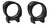AOB/AMERICAN OUTDOOR BRND Wheeler 1133752 Sporter Scope Rings  Black 30mm High