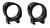 AOB/AMERICAN OUTDOOR BRND Wheeler 1133753 Sporter Set Black 34mm Tube Low Bi-Weaver Picatinny/Weaver
