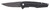 AOB/AMERICAN OUTDOOR BRND Schrade 1159329 Reckon  3.25" Folding Drop Point Plain Dark Stonewash D2 Steel Blade 4.40" Black Aluminum Handle