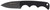 AOB/AMERICAN OUTDOOR BRND Smith & Wesson Knives 1193156 H.R.T. Neck Knife Fixed Spear Point/Plain Titanium Nitride Coated 8Cr13MoV SS Blade/Black G10 Handle Includes Sheath