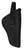 BULLDOG CASE COMPANY Bulldog DLX3 Pit Bull  OWB Black Nylon Belt Loop Fits Glock 26 Fits Taurus Millennium Fits 2.50-3.75" Barrel Right Hand
