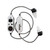 Radians VX-BTAC10 Vertex Electronic Ear Buds 25 dB In The Ear Black/Gray