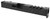 TACFIRE INC TacFire  Replacement Slide  9mm Luger Graphite Black Cerakote Stainless Steel with Optics Cut & Slide Ports for Glock 17 Gen3