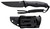ALLEDGE INTERNATIONAL Civivi Knives C23041-1 Stormridge  3.92" Fixed Straight Back Plain Black Stonewashed Nitro-V Steel Blade, Black Textured G10 Handle