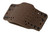 LIMBSAVER  (SIMS VIB.) Limbsaver 12522 CrossTech Leather IWB/OWB Dark Brown Leather Belt Clip Ambidextrous