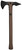 COLD STEEL (GSM) Cold Steel CS90PTHF Trench Hawk  3.50" Blade 1055 Carbon Steel Blade Flat Dark Earth Polypropylene Handle 19"