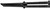 COLD STEEL (GSM) Cold Steel CS-92EAB FGX Balisong 5" Folding Plain Tanto Black Griv-Ex Blade/Handle