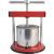 Small Food Press | Fruit | Cheese | Butter | 12 cm x 11.5 cm | Stainless Steel Basket and Basin | Red "Tommy" Model - view 2