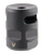 Strike Industries WHCOMP556 WarHog Comp  Black Steel with 1/2"-28 tpi Threads, 1.27" OAL & 0.26" Diameter for 223 Rem, 5.56x45mm NATO AR-Platform