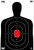 PRO SHOT PRODUCTS Pro-Shot SILH8PK SplatterShot  Hanging Heavy Paper 12" x 18" Black/Red 8 Pack