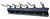 BERRYS MANUFACTURING INC Berry's 65892 Gun Safe Pistol Rack Black Holds 6 Pistols