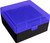 BERRYS MANUFACTURING INC Berry's 87439 Ammo Box  Blue/Black Polypropylene 100rd