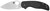 SPYDERCO INC (SKA) Spyderco C123PBK Sage 5 Lightweight Alzheimer's 3" Folding Plain Satin CPM S30V SS Blade, Black Textured FRN Handle