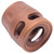 True Precision Inc TPSMICROC Micro Compensator S-Type Copper 416R Stainless Steel 1/2"x28 Threads 9mm/380 ACP